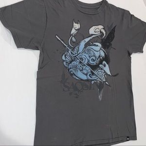 HURLEY SHORT SLEEVE T-SHIRT OLD SCHOOL